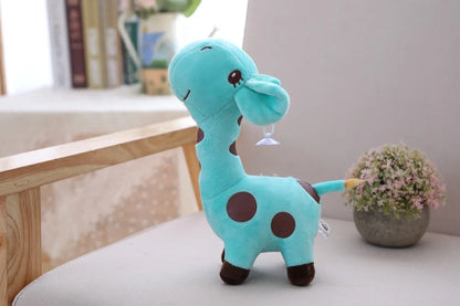 Colorful Giraffe Plush Pendant - Soft Stuffed Animal Doll for Kids, Ideal Christmas and Birthday Gift (18/25cm)