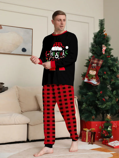 Christmas Family Matching Pajama Sets - Cartoon Print Sleepwear for Adults, Kids, and Babies - Festive Holiday Homewear