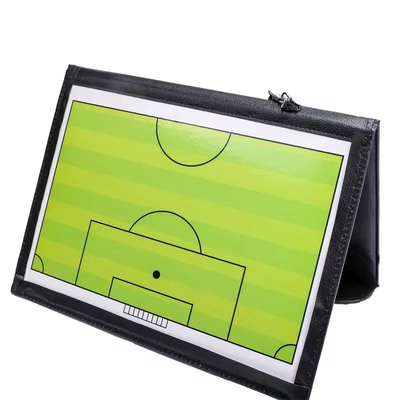 Magnetic Tactical Coaching Board for Kids - Foldable Soccer, Basketball, and Volleyball Training Tool
