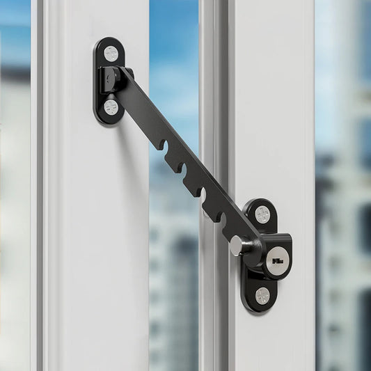 Adjustable Child Safety Window Locks - Anti-Fall Bracket for Baby Security and Protection