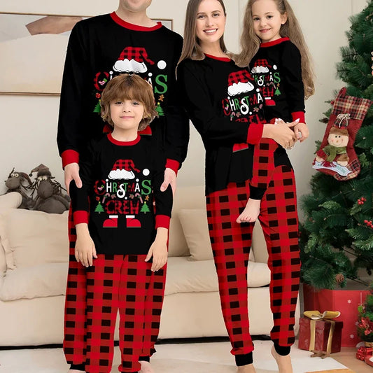 Christmas Family Matching Pajama Sets - Cartoon Print Sleepwear for Adults, Kids, and Babies - Festive Holiday Homewear