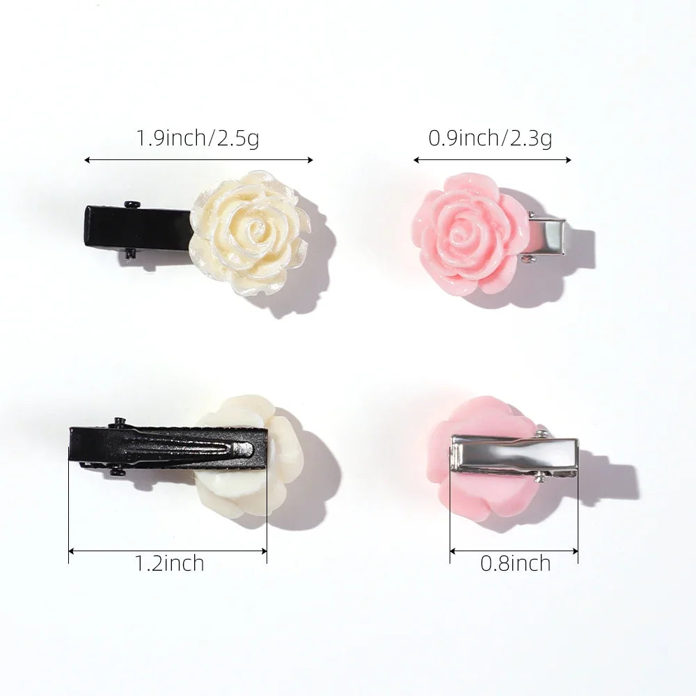20-Piece Baby Pink Cartoon Hairpin Set for Girls - Adorable Bangs Clips and Sweet Accessories