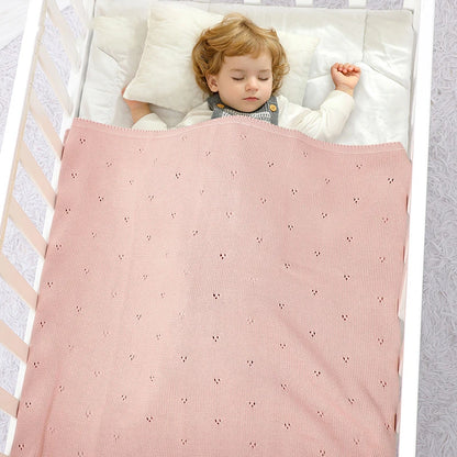 Baby Blankets Super Soft Newborn Cotton Knit Month Stroller Nursery Swaddle Wrap Quilts 90*70cm Infant Boy Girl Sleeping Covers