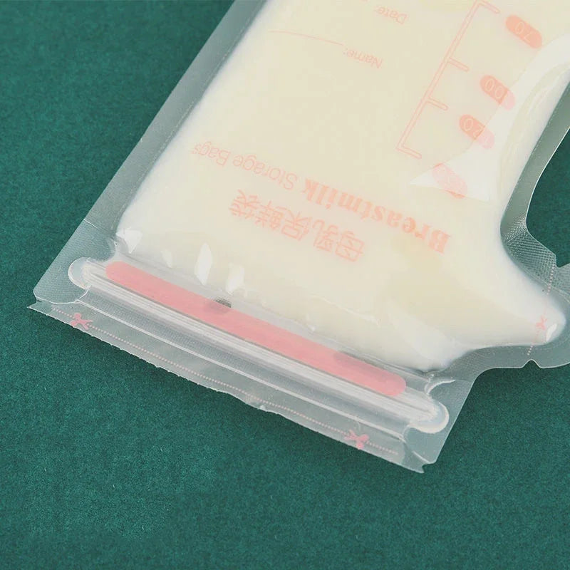 30-Pack BPA-Free Breast Milk & Baby Food Storage Containers with Freezer Bags - 100ml to 250ml Sizes
