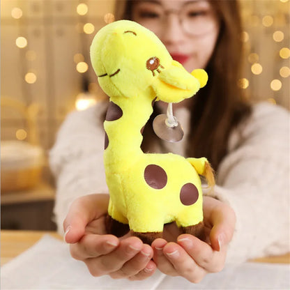 Colorful Giraffe Plush Pendant - Soft Stuffed Animal Doll for Kids, Ideal Christmas and Birthday Gift (18/25cm)