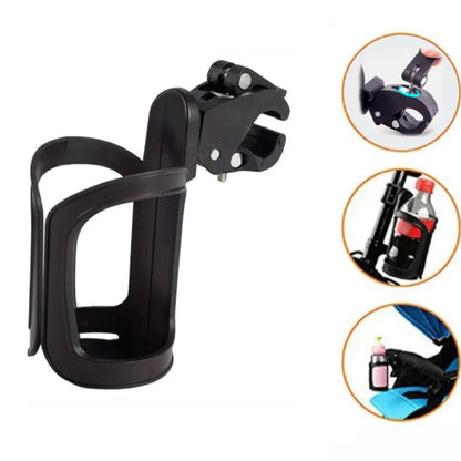 Multifunctional 360-Degree Rotating Cup Holder for Strollers and Bicycles