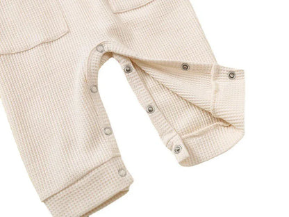 100% Cotton Newborn Baby One-Piece Romper - Long Sleeved Jumpsuit for Boys and Girls, Infant Pajamas and Sleepsuit