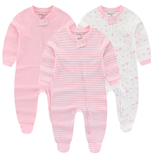 Adorable Cotton Long Sleeve Baby Romper with "I Love Daddy" Print - Perfect for Newborns and Toddlers