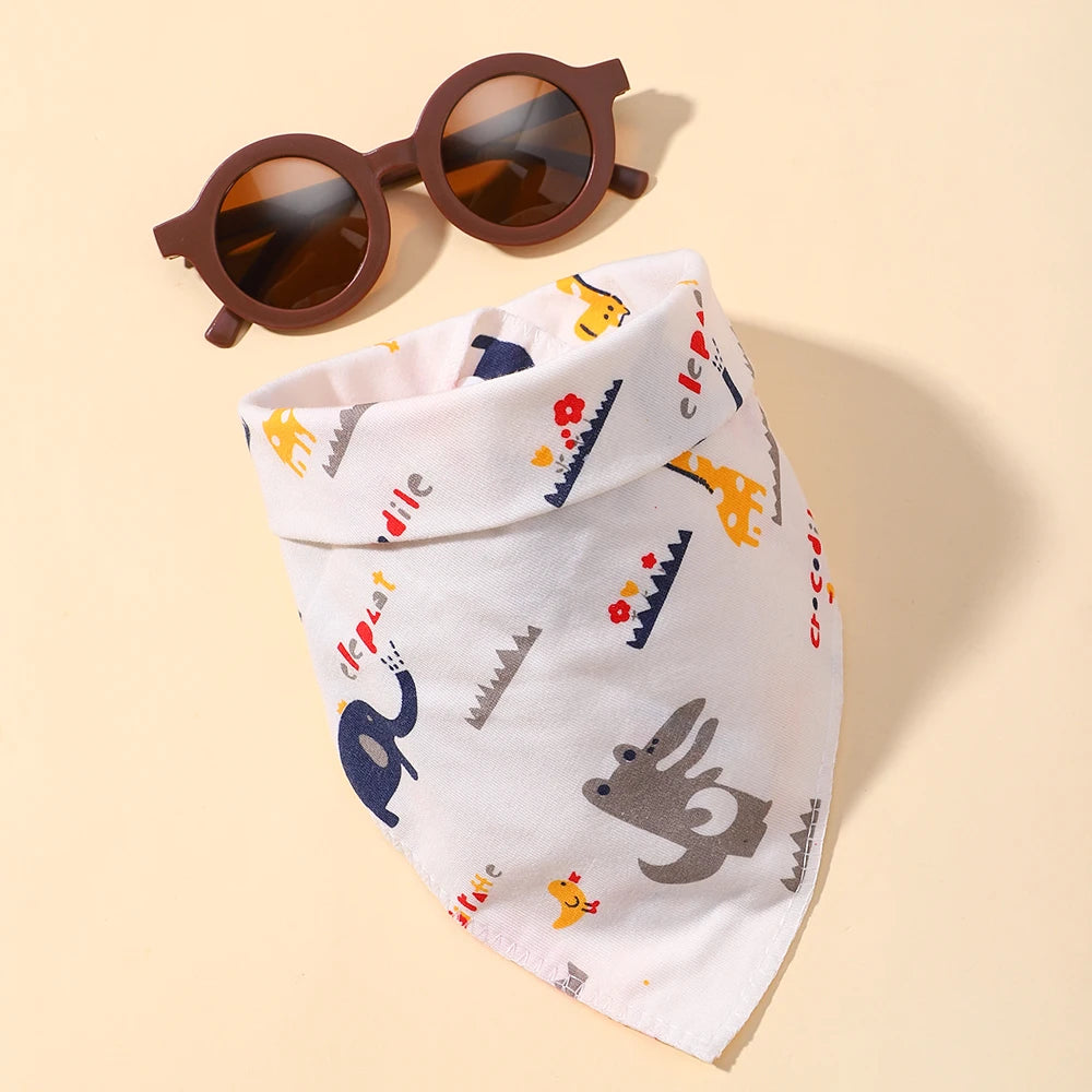 Adorable Baby Bib and Sunglasses Set with Bandana for Outdoor Sun Safety – Perfect Gift for Newborns and Kids Fashion