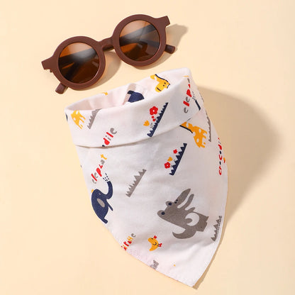 Adorable Baby Bib and Sunglasses Set with Bandana for Outdoor Sun Safety – Perfect Gift for Newborns and Kids Fashion