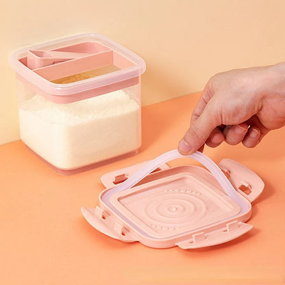 Portable Baby Formula and Snack Dispenser with Scoop, BPA Free Travel Containers