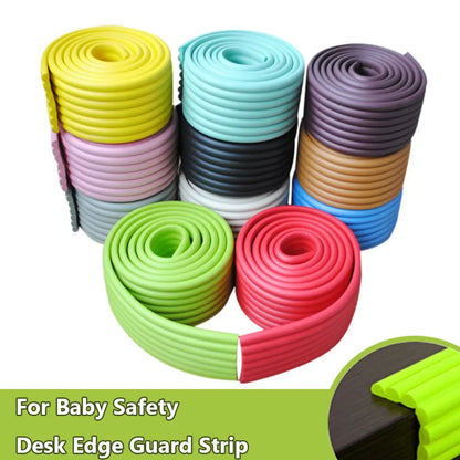 2m Baby Corner Protector Foam Bumper Strip with Free Double-Sided Tape for Child Safety