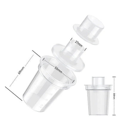 6pcs Portable Baby Food Storag Box Multifunction Openings Cereal Snack Container Infant Milk Powder Boxs Toddle Kitchen Supplies