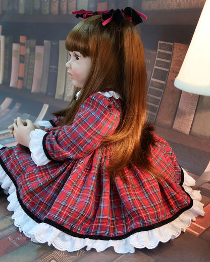 60cm Realistic Cloth Body Reborn Doll - Soft Vinyl Long-Haired Girl Betty Princess Baby Gift