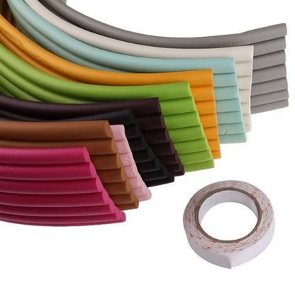 2m Baby Corner Protector Foam Bumper Strip with Free Double-Sided Tape for Child Safety