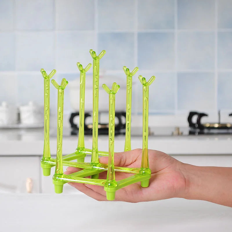 Infant Toddler Bottle Drying Rack and Storage Organizer for Efficient Nursery Management