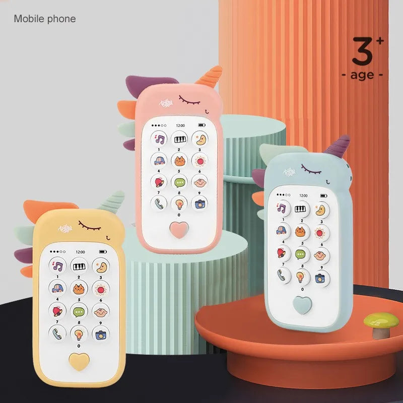 Musical Bilingual Baby Mobile Phone Toy - Early Learning Interactive Play for 3-6 Years
