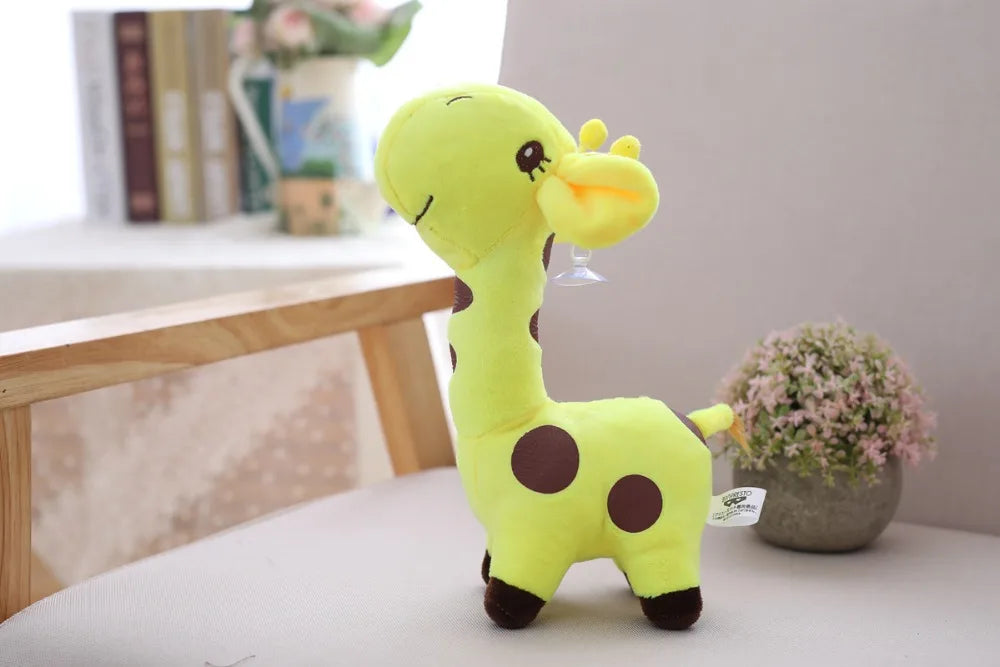Colorful Giraffe Plush Pendant - Soft Stuffed Animal Doll for Kids, Ideal Christmas and Birthday Gift (18/25cm)