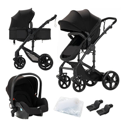 3-in-1 Multifunctional Baby Stroller with Comfortable Newborn Carriage and Walker Features