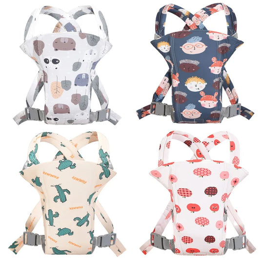 Ergonomic Multi-Functional Baby Carrier with Adjustable Waist Stool for Newborns and Toddlers, Breathable and Versatile Design