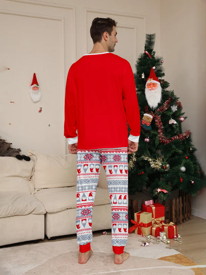 Festive Family Matching Pajama Set for Christmas - Santa Claus Design for Adults and Kids Nightwear