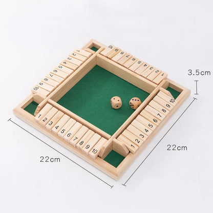 Montessori-Inspired Four-Sided Flip Card Game for Kids - Educational Math and Arithmetic Puzzle Toys for Ages 3-14+