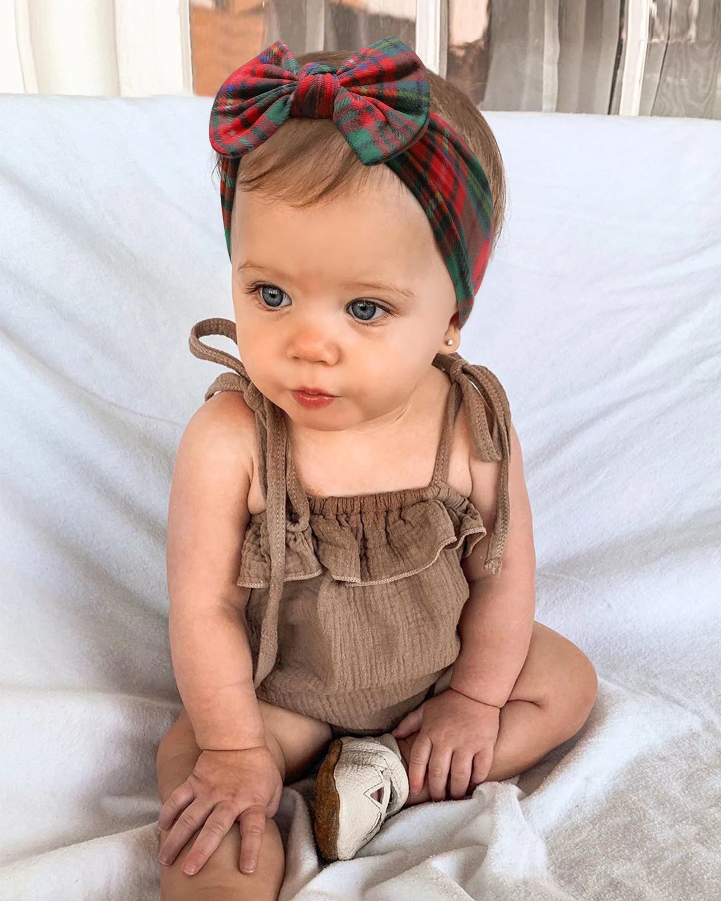 48-Color Bowknot Headband for Babies - Stylish Elastic Hair Accessory for Girls