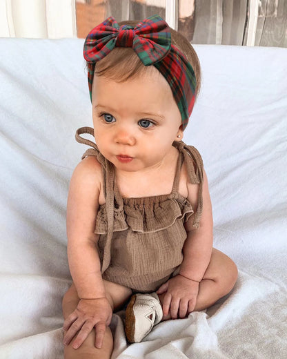 48-Color Bowknot Headband for Babies - Stylish Elastic Hair Accessory for Girls
