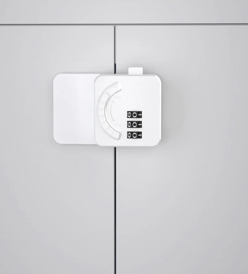 Multi-Function Baby Safety Lock with Password for Fridge, Drawer & Cabinet - Durable ABS Material Home Security Solution