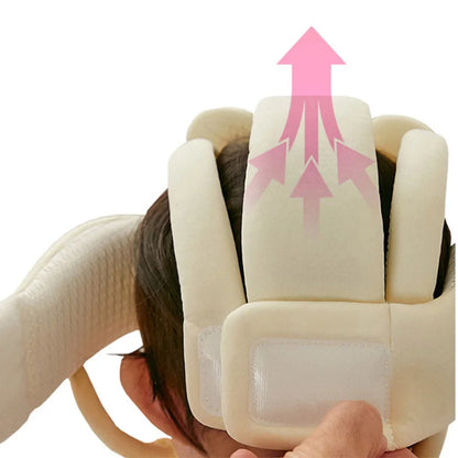 Cute Cartoon Baby Safety Helmet for Toddlers - Adjustable Anti-Fall Head Protection Cap for 0-3 Years
