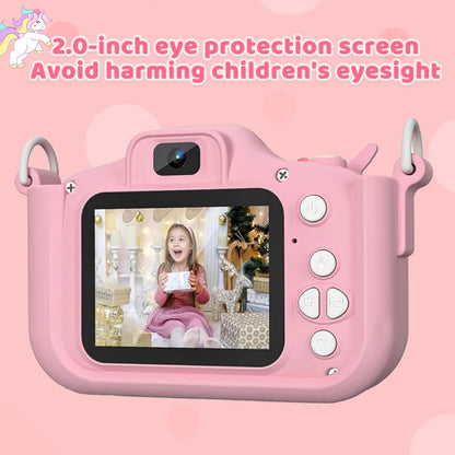 Mini Kids Camera Toys Cute Digital Camera Toy HD 1080P 2.0-inch Kids Camera Record Life Camera For Boy Girl Best Gift
