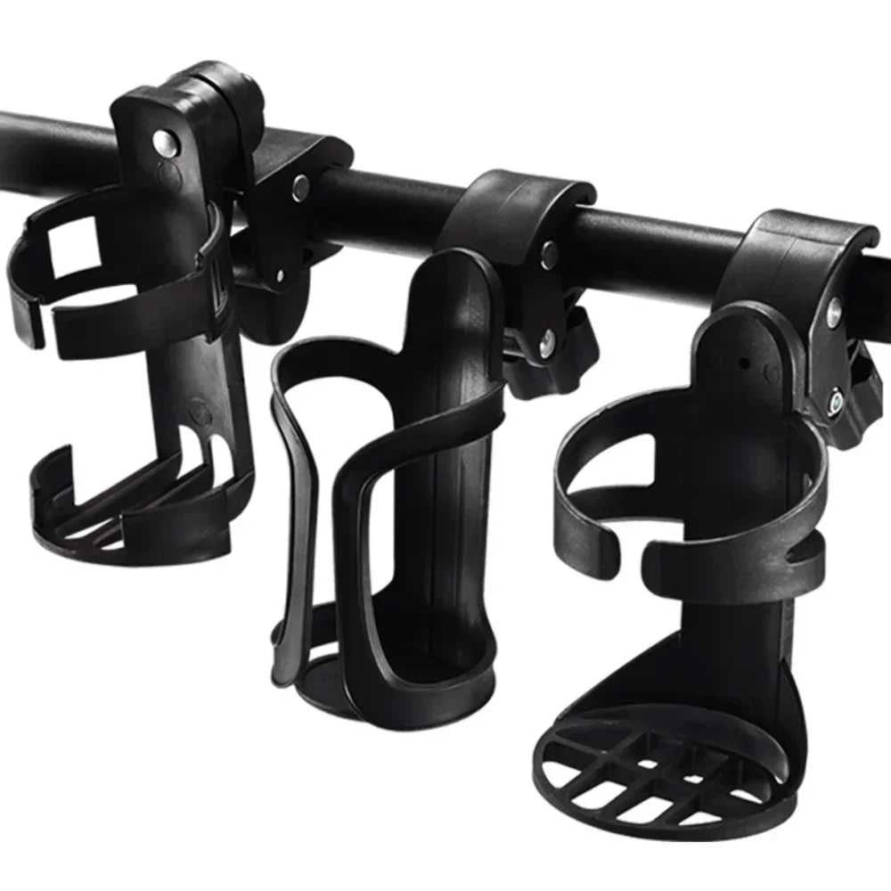 Universal 360-Degree Rotating Cup Holder for Baby Strollers and Prams