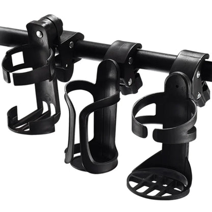 Universal 360-Degree Rotating Cup Holder for Baby Strollers and Prams