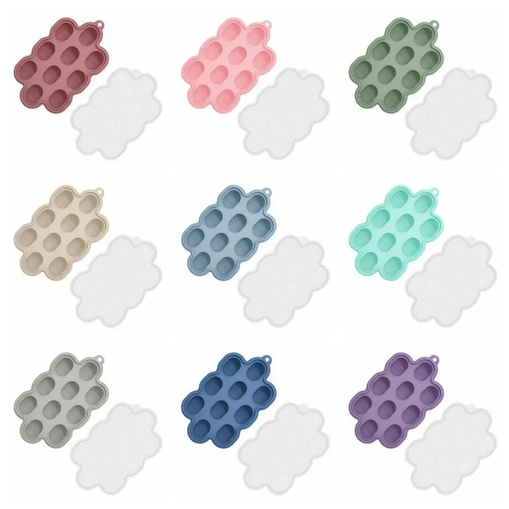 Silicone Baby Food Freezer Tray - 10-Cavity Mold for Homemade Treats and Teething Relief