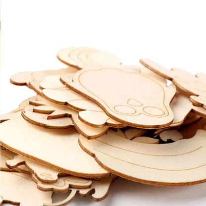 20-Piece Montessori Drawing Stencil Set for Kids - Wooden DIY Craft Tools for Artistic Creativity