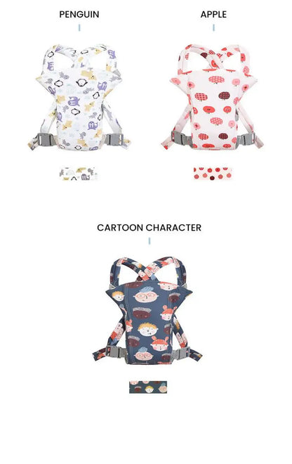 Ergonomic Multi-Functional Baby Carrier with Adjustable Waist Stool for Newborns and Toddlers, Breathable and Versatile Design