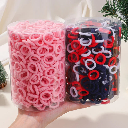 250 Pcs Colorful Elastic Hair Ties for Kids - Classic Hair Accessories for Girls and Women