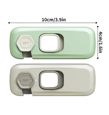 Baby Proofing Cabinet Lock Set - 1/2 PCS Safety Locks for Home Refrigerator, Drawers, and Doors - Anti-Pinch Hand Protection for Children