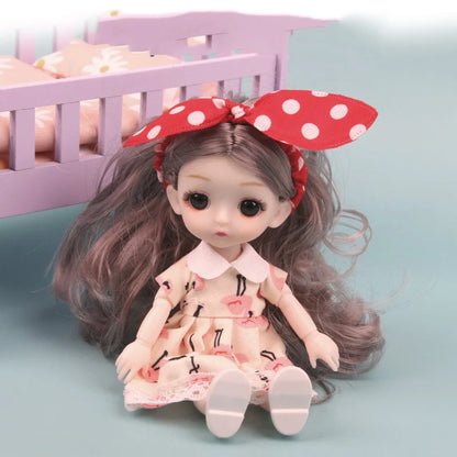 Wooden DIY Dollhouse Bathroom Furniture Set - Miniature Pretend Play Toys for Girls