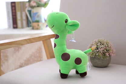 Colorful Giraffe Plush Pendant - Soft Stuffed Animal Doll for Kids, Ideal Christmas and Birthday Gift (18/25cm)
