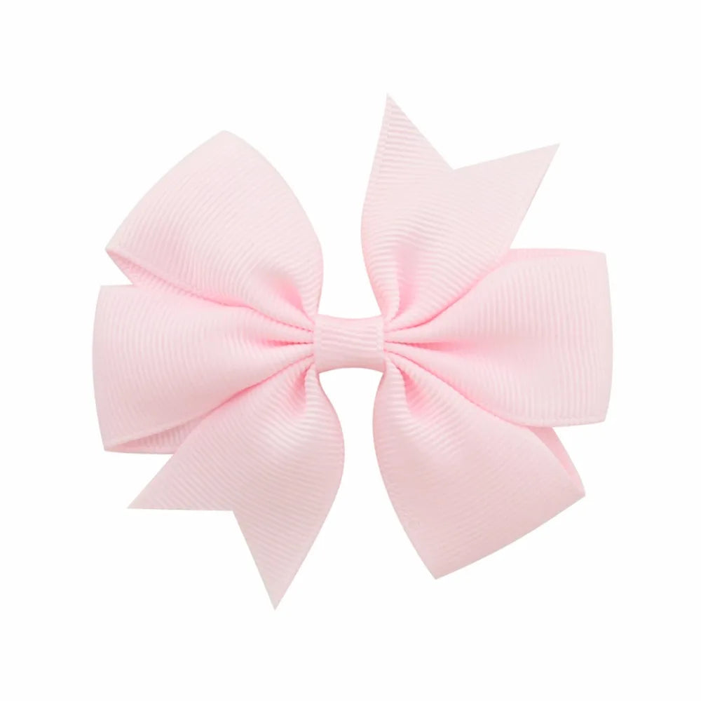 Vibrant Grosgrain Ribbon Hair Bow Clips for Girls - Colorful Hair Accessories for Kids