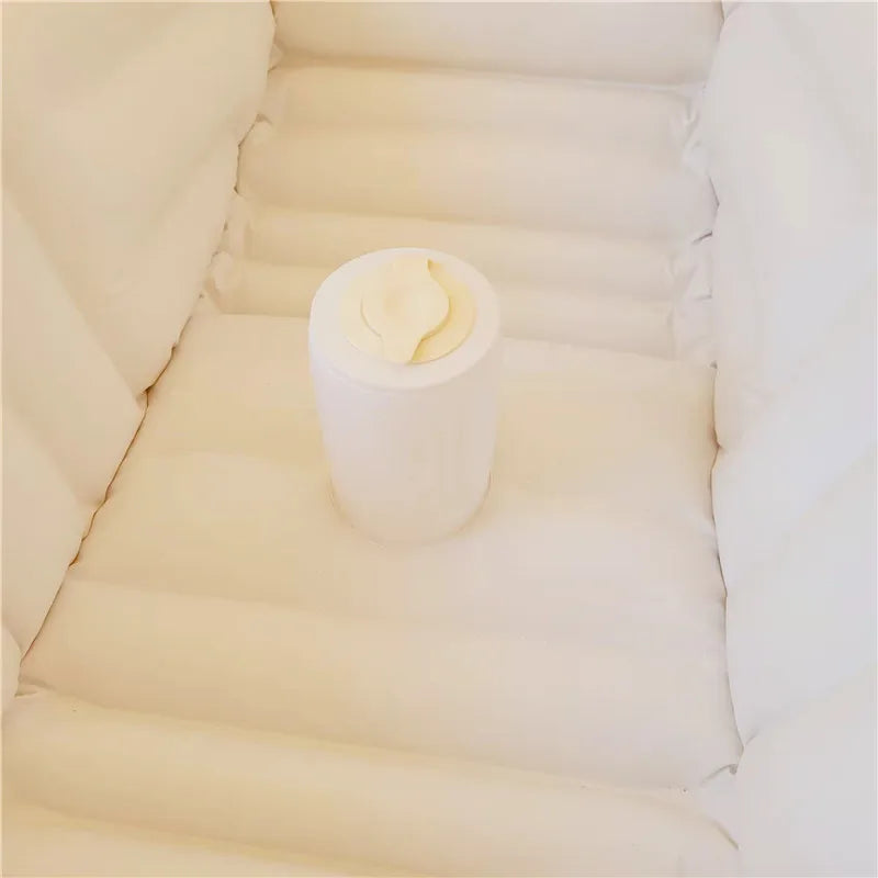 Portable Inflatable Baby Bath Tub - Folding Outdoor Water Play Pool for Newborns and Infants