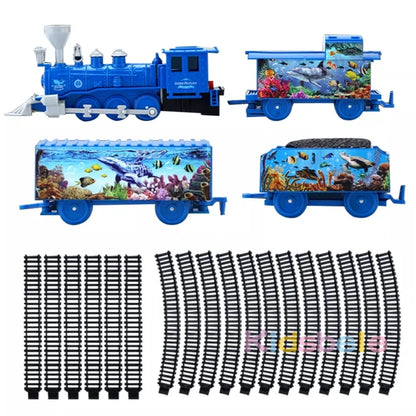 Underwater Expedition Electric Train Set for Kids - Assembled Railway Toy for Young Explorers