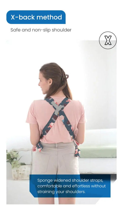Ergonomic Multi-Functional Baby Carrier with Adjustable Waist Stool for Newborns and Toddlers, Breathable and Versatile Design