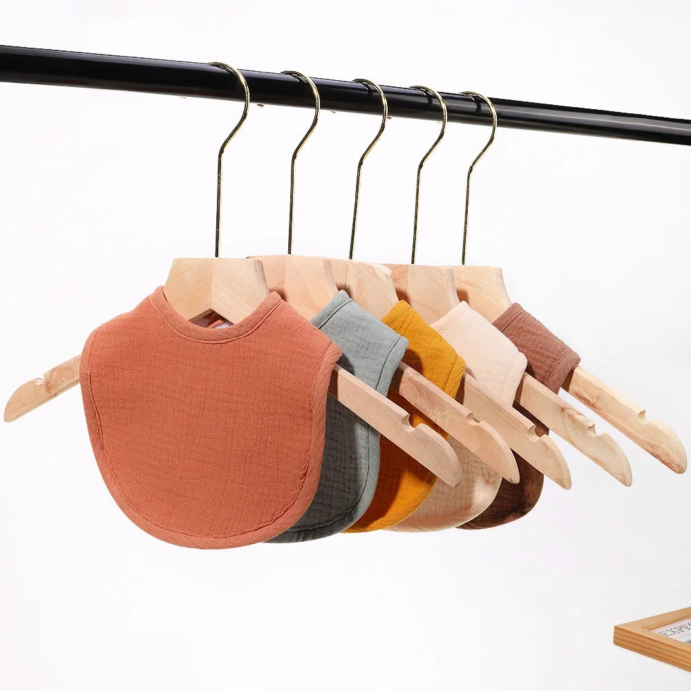 Soft Adjustable Cotton Bibs for Infants and Toddlers - Stylish Burp Cloths and Feeding Scarf for Boys and Girls