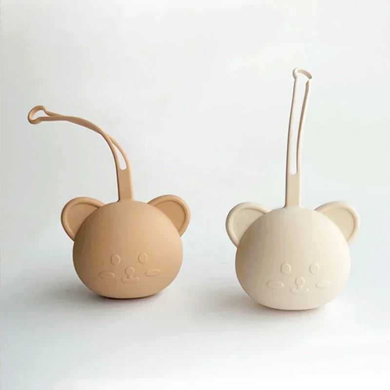 Portable BPA-Free Silicone Pacifier Storage Case for Infants - Soft Teat Holder and Organizer