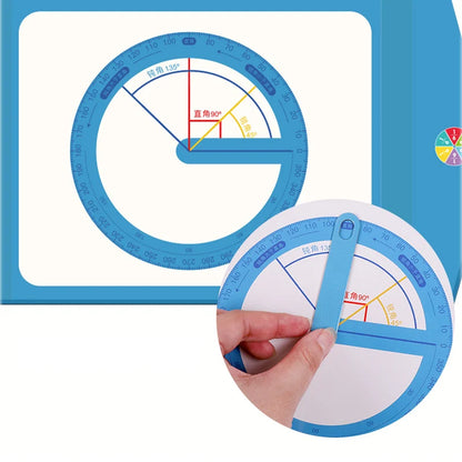 Wooden Magnetic Fraction Learning Math Toys Children Arithmetic Learning Educational Toys Fraction Book Set Parish Teaching Aids