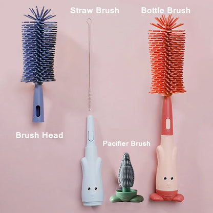 Essential Baby Cleaning Brush Set for Bottles and Pacifiers