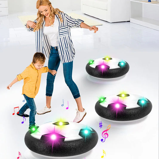 LED Hover Soccer Ball for Kids - Floating Foam Football with Colorful Lights, Perfect Indoor and Outdoor Fun