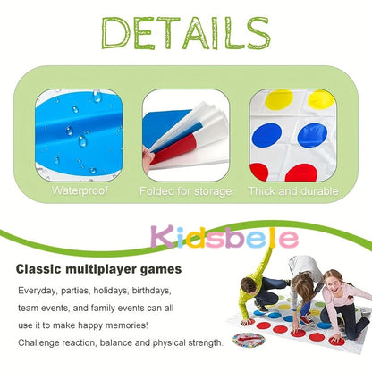 Interactive Twister Game for Family Fun and Balance Training – Perfect for Parties and Parent-Child Activities